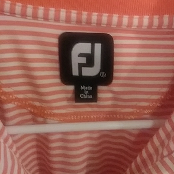 BOGOHO Orange Striped Golf Polo - Picture 3 of 5